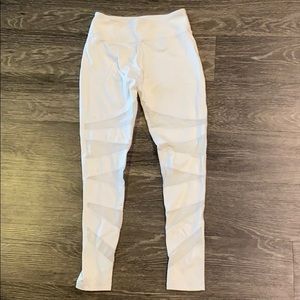 White yoga pants